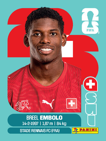 Breel Embolo — figurinha SUI-17
