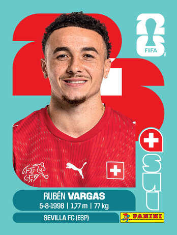 Ruben Vargas — figurinha SUI-18