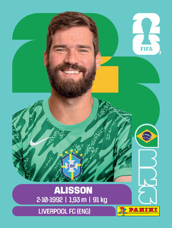 Alisson — figurinha BRA-2