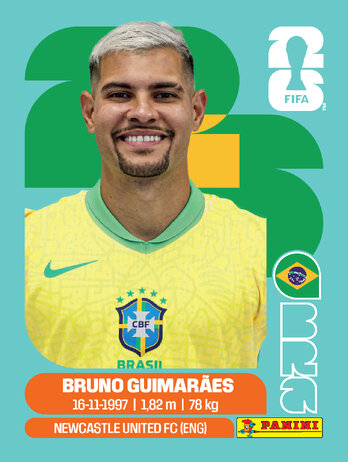 Bruno Guimarães — figurinha BRA-11