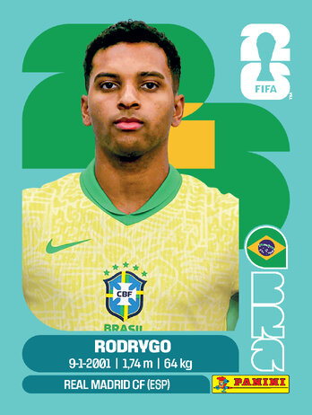 Rodrygo — figurinha BRA-15