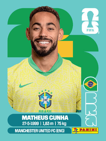Matheus Cunha — figurinha BRA-17