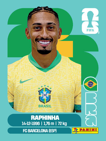 Raphinha — figurinha BRA-19