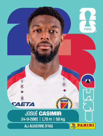 Josue Casimir — figurinha HAI-16