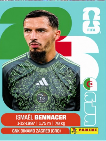 Ismael Bennacer — figurinha ALG-8