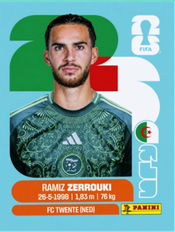 Ramiz Zerrouki — figurinha ALG-11