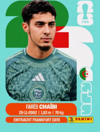 Farés Chaibi — figurinha ALG-14
