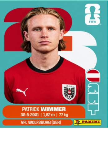 Patrick Wimmer — figurinha AUT-17