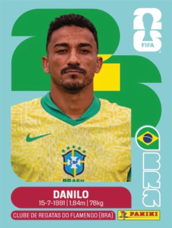Danilo — figurinha BRA-7