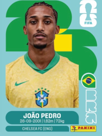 João Pedro — figurinha BRA-16
