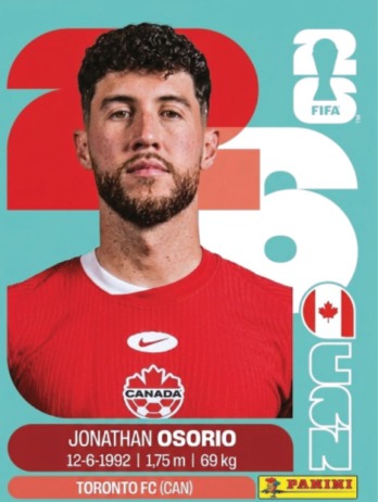 Jonathan Osorio — figurinha CAN-12