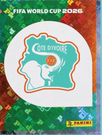 Ivory Coast Logo — figurinha CIV-1