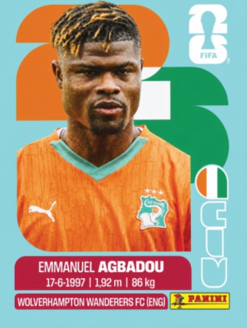 Emmanuel Agbadou — figurinha CIV-8