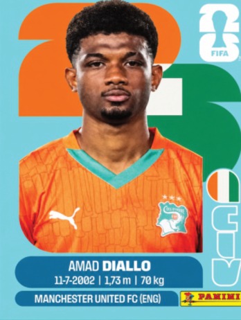 Amad Diallo — figurinha CIV-15