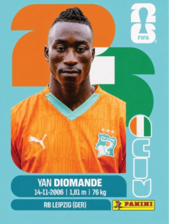 Yan Diomande — figurinha CIV-18