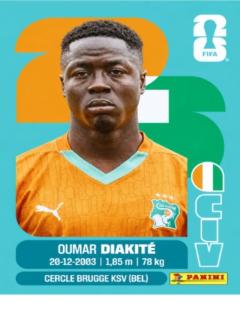 Oumar Diakite — figurinha CIV-20