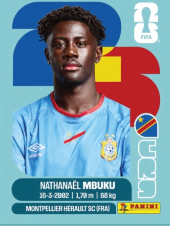 Nathanaël Mbuku — figurinha COD-20