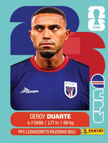 Deroy Duarte — figurinha CPV-14