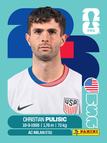 Christian Pulisic — figurinha USA-16