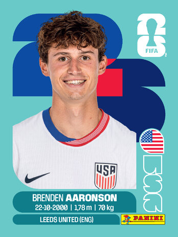 Brenden Aaronson — figurinha USA-17