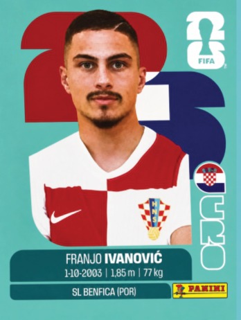 Franjo Ivanovic — figurinha CRO-20