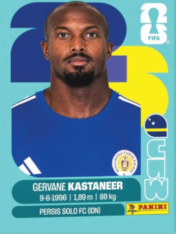 Gervane Kastaneer — figurinha CUW-19