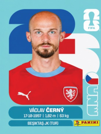 Vacilav Cerny — figurinha CZE-18