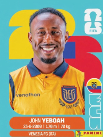 John Veboah — figurinha ECU-14