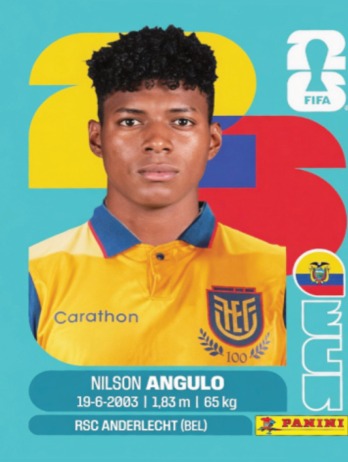 Nilson Angulo — figurinha ECU-17