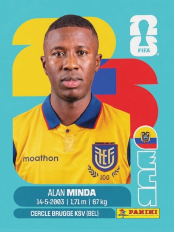 Alan Minda — figurinha ECU-18