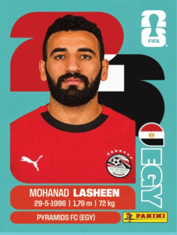 Mohamed Lasheen — figurinha EGY-14