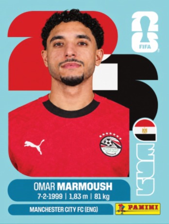 Omar Marsmoush — figurinha EGY-20