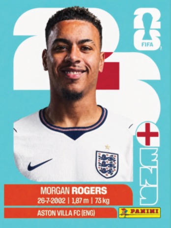 Morgan Rogers — figurinha ENG-14