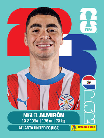Miguel Almirón — figurinha PAR-17