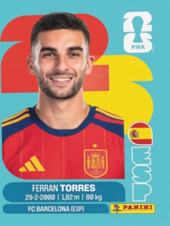 Ferran Torres — figurinha ESP-18