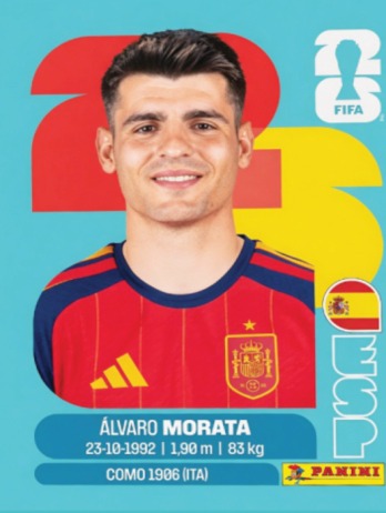 Álvaro Morata — figurinha ESP-19