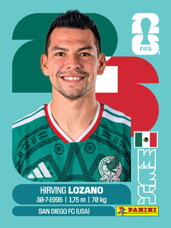 Hirving Lozano — figurinha MEX-15