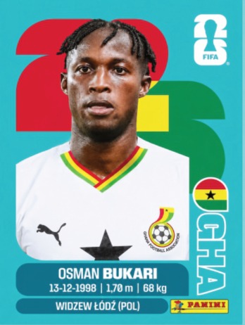 Osman Bukari — figurinha GHA-19