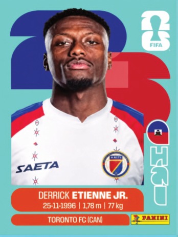 Derrick Etienne Jr. — figurinha HAI-15