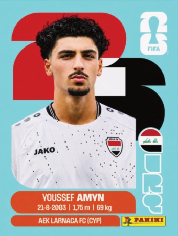Youssef Amyn — figurinha IRQ-14