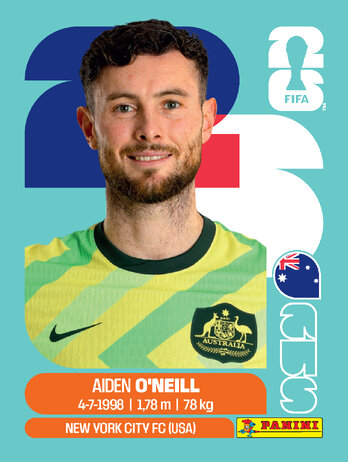 Aiden O'Neill — figurinha AUS-14