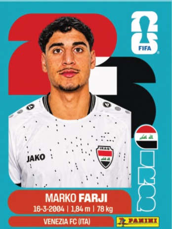 Marko Farji — figurinha IRQ-16