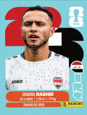 Osama Rashid — figurinha IRQ-17