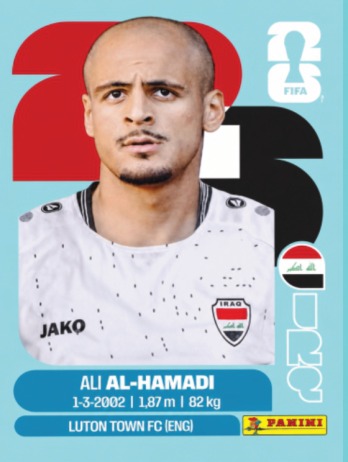 Ali Al-Hamadi — figurinha IRQ-18