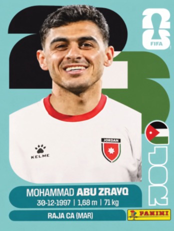 Mohammad Abu Zrayq — figurinha JOR-19