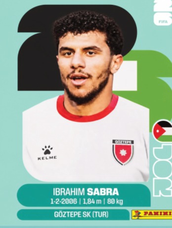 Ibrahim Sabra — figurinha JOR-20