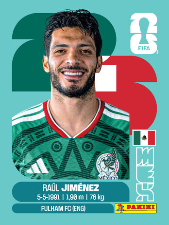 Raúl Jiménez — figurinha MEX-17
