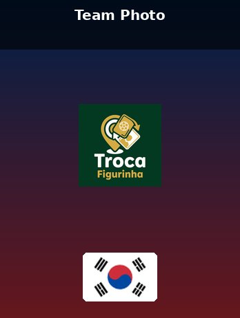 Team Photo — figurinha KOR-13