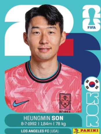 Heung-min Son — figurinha KOR-18
