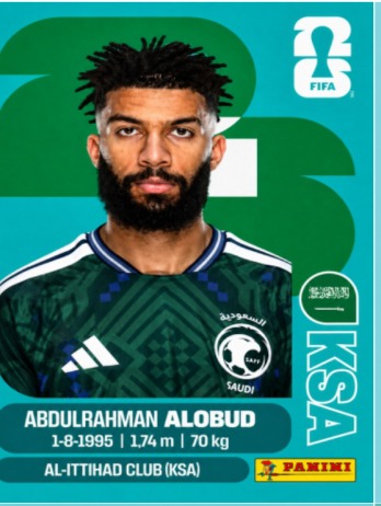 Abdulrahman Al-Aboud — figurinha KSA-17